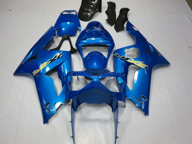2003-2004 Blauer Ninja ZX6R Motorrad Verkleidungen 2003-2004 Blauer Ninja ZX6R Motorrad Verkleidungen