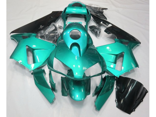 2003-2004 Blaugrün Schlicht CBR600RR Motorrad Verkleidungen 2003-2004 Blaugrün Schlicht CBR600RR Motorrad Verkleidungen