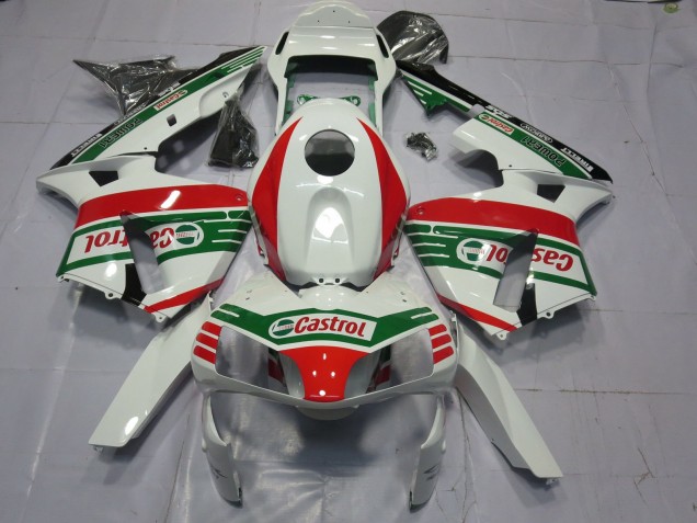 2003-2004 Castrol CBR600RR Motorrad Verkleidungen 2003-2004 Castrol CBR600RR Motorrad Verkleidungen