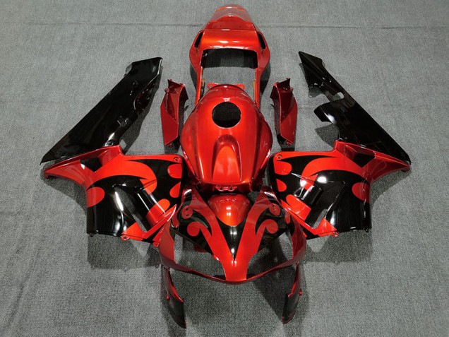2003-2004 Glänzend Dunkelorange CBR600RR Motorrad Verkleidungen