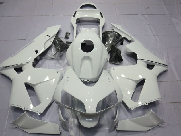 2003-2004 Glänzend Weiß Schlicht CBR600RR Motorrad Verkleidungen 2003-2004 Glänzend Weiß Schlicht CBR600RR Motorrad Verkleidungen