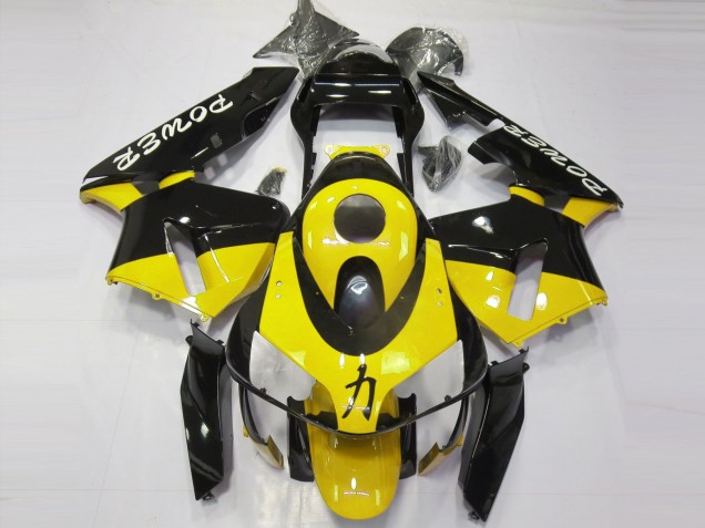 2003-2004 Glänzendes Gelb Power CBR600RR Motorrad Verkleidungen 2003-2004 Glänzendes Gelb Power CBR600RR Motorrad Verkleidungen