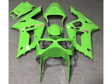 2003-2004 Hellgrün ZX6R Motorrad Verkleidungen