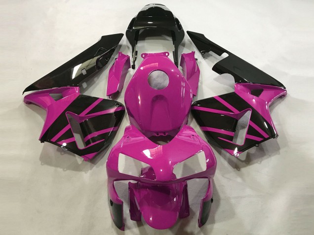 2003-2004 Hot Pink & Schwarz Glänzend CBR600RR Motorrad Verkleidungen 2003-2004 Hot Pink & Schwarz Glänzend CBR600RR Motorrad Verkleidungen