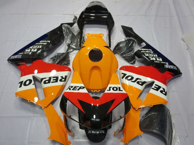 2003-2004 Klassisch Repsol CBR600RR Motorrad Verkleidungen 2003-2004 Klassisch Repsol CBR600RR Motorrad Verkleidungen