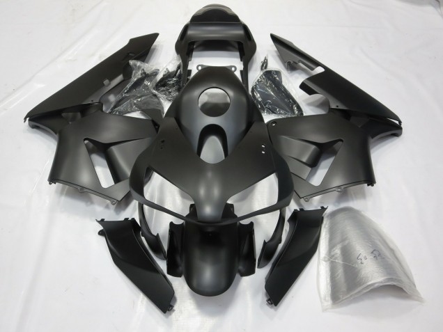 2003-2004 Matt Schwarz CBR600RR Motorrad Verkleidungen 2003-2004 Matt Schwarz CBR600RR Motorrad Verkleidungen