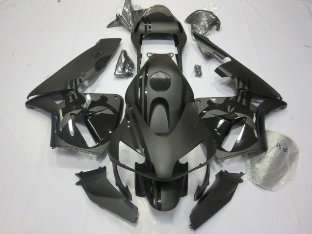 2003-2004 Matt Schwarz CBR600RR Motorrad Verkleidungen 2003-2004 Matt Schwarz CBR600RR Motorrad Verkleidungen