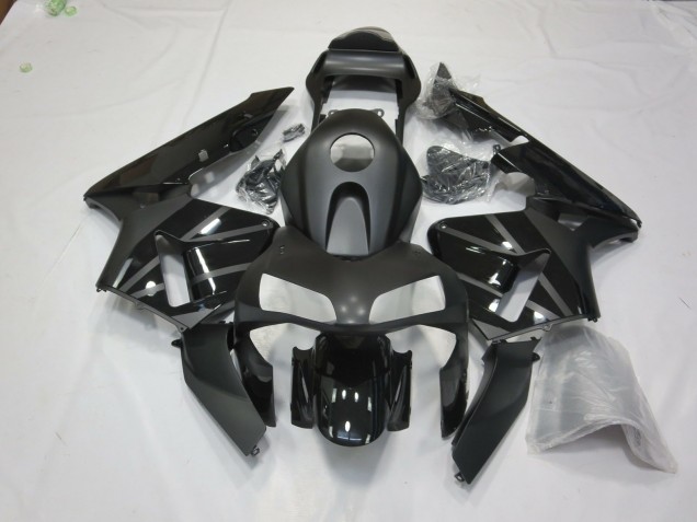 2003-2004 Matt Schwarz CBR600RR Motorrad Verkleidungen 2003-2004 Matt Schwarz CBR600RR Motorrad Verkleidungen