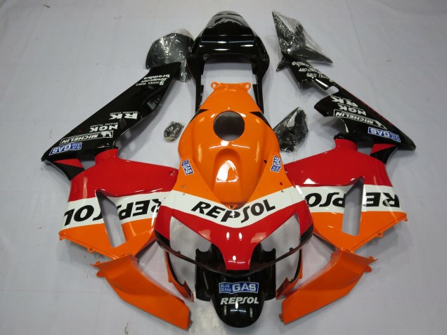 2003-2004 OEM Stil Repsol CBR600RR Motorrad Verkleidungen 2003-2004 OEM Stil Repsol CBR600RR Motorrad Verkleidungen