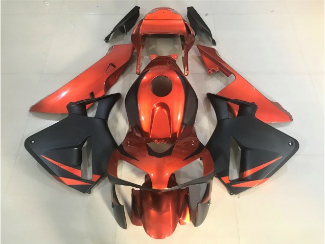 2003-2004 Orange & Matt Schwarz CBR600RR Motorrad Verkleidungen 2003-2004 Orange & Matt Schwarz CBR600RR Motorrad Verkleidungen