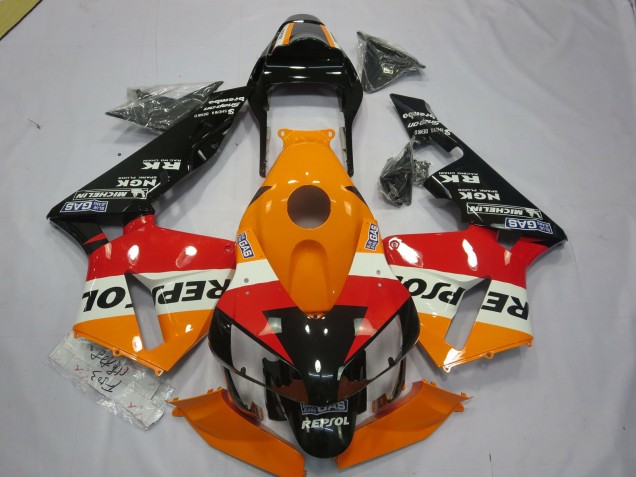 2003-2004 Repsol Klassischer Stil CBR600RR Motorrad Verkleidungen 2003-2004 Repsol Klassischer Stil CBR600RR Motorrad Verkleidungen