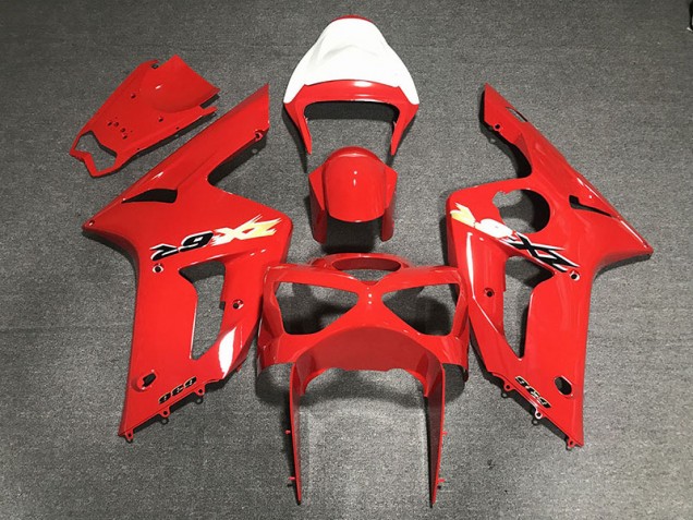 2003-2004 Rot 636 ZX6R Motorrad Verkleidungen
