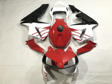 2003-2004 Rot Glänzend / Matt Weiß CBR600RR Motorrad Verkleidungen