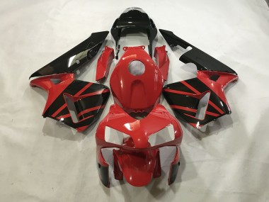 2003-2004 Rot Glänzend / Schwarz CBR600RR Motorrad Verkleidungen