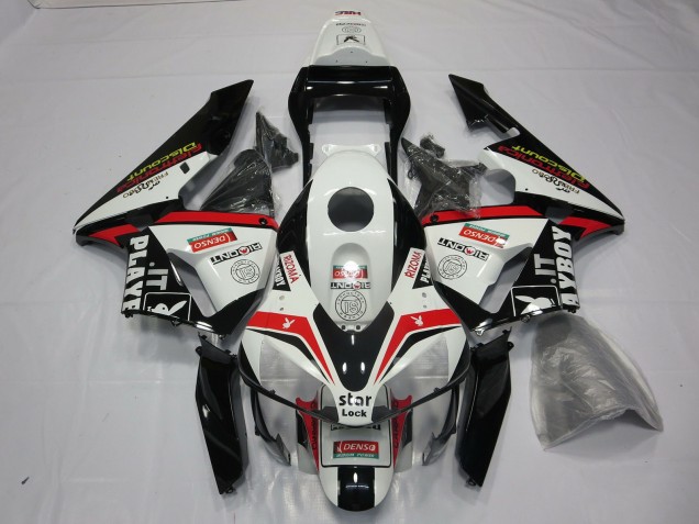 2003-2004 Rot Playboy CBR600RR Motorrad Verkleidungen 2003-2004 Rot Playboy CBR600RR Motorrad Verkleidungen