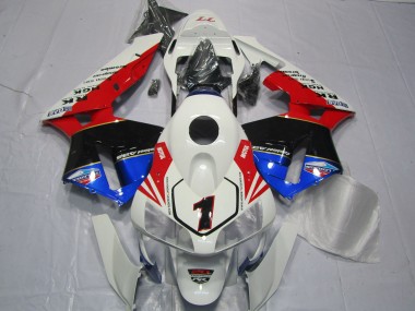 2003-2004 Rot Weiß Schwarz & Blau CBR600RR Motorrad Verkleidungen