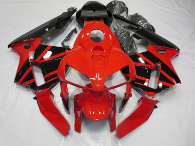 2003-2004 Rot & Schwarz OEM-Stil CBR600RR Motorrad Verkleidungen