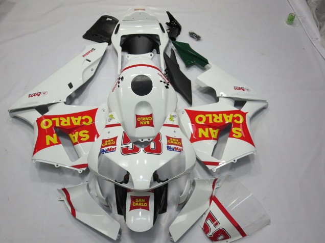 2003-2004 San Carlo 58 CBR600RR Motorrad Verkleidungen 2003-2004 San Carlo 58 CBR600RR Motorrad Verkleidungen