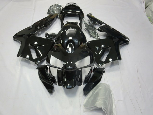 2003-2004 Schwarz Glänzend CBR600RR Motorrad Verkleidungen 2003-2004 Schwarz Glänzend CBR600RR Motorrad Verkleidungen