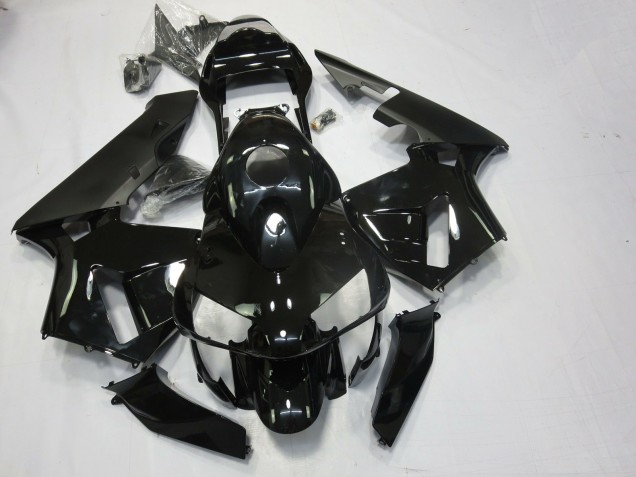 2003-2004 Schwarz Glänzend & Matt CBR600RR Motorrad Verkleidungen 2003-2004 Schwarz Glänzend & Matt CBR600RR Motorrad Verkleidungen