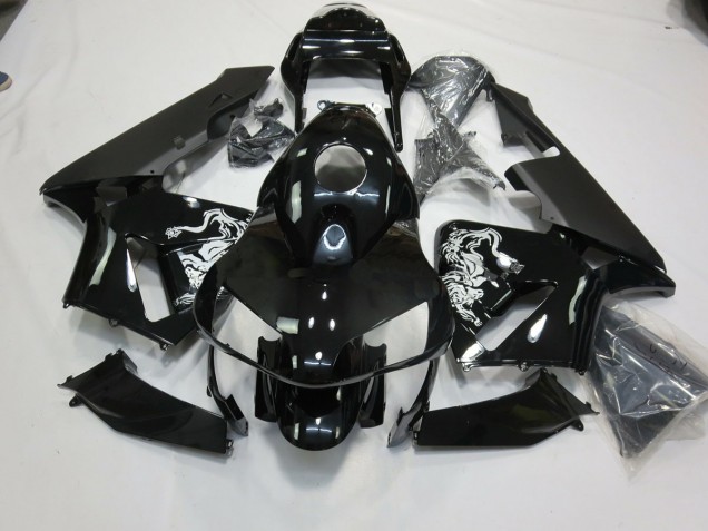 2003-2004 Schwarz Glänzend Sonderdesign CBR600RR Motorrad Verkleidungen 2003-2004 Schwarz Glänzend Sonderdesign CBR600RR Motorrad Verkleidungen