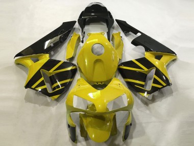 2003-2004 Senfgelb & Schwarz Glänzend CBR600RR Motorrad Verkleidungen