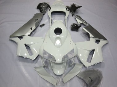 2003-2004 Silber & Weiß CBR600RR Motorrad Verkleidungen