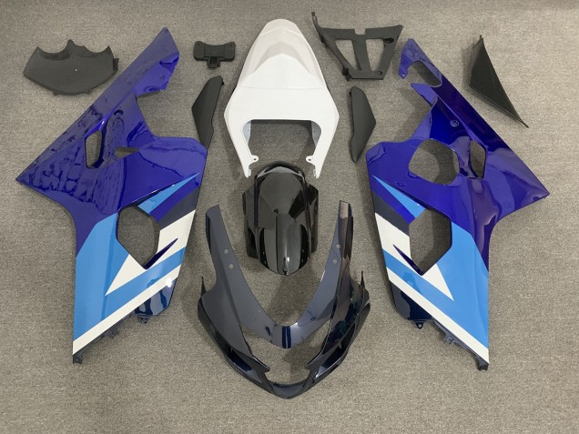 2004-2005 Blau GSXR 600-750 Motorrad Verkleidungen 2004-2005 Blau GSXR 600-750 Motorrad Verkleidungen