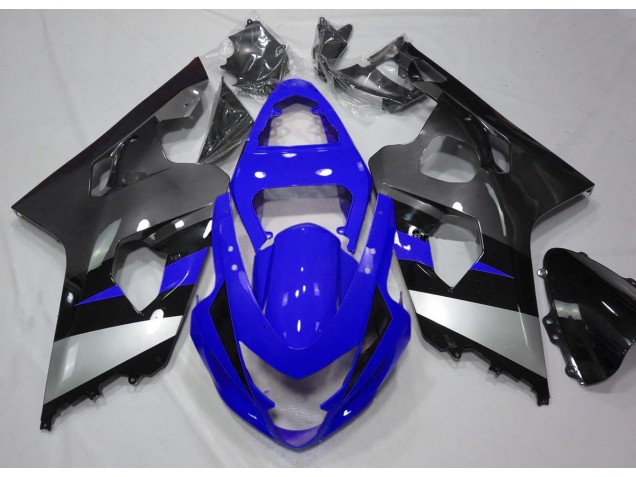 2004-2005 Blau & Silber GSXR 600-750 Motorrad Verkleidungen 2004-2005 Blau & Silber GSXR 600-750 Motorrad Verkleidungen