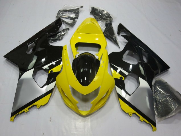 2004-2005 Gelb OEM Stil GSXR 600-750 Motorrad Verkleidungen 2004-2005 Gelb OEM Stil GSXR 600-750 Motorrad Verkleidungen