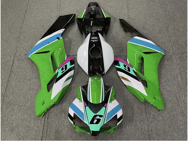 2004-2005 Grün 6 CBR1000RR Motorrad Verkleidungen 2004-2005 Grün 6 CBR1000RR Motorrad Verkleidungen