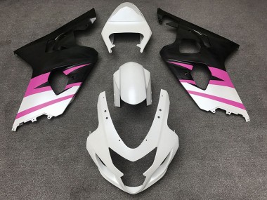 2004-2005 Matt Weiß & Rosa GSXR 600-750 Motorrad Verkleidungen