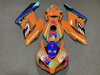 2004-2005 Orange Hai CBR1000RR Motorrad Verkleidungen