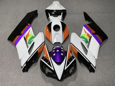 2004-2005 Orange & Lila Flagge CBR1000RR Motorrad Verkleidungen
