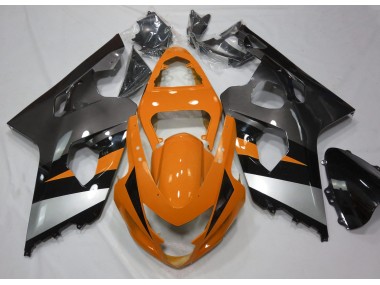 2004-2005 Orange & Silber GSXR 600-750 Motorrad Verkleidungen