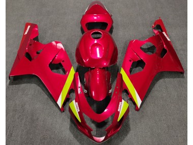 2004-2005 Rot Glänzend GSXR 600-750 Motorrad Verkleidungen
