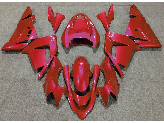 2004-2005 Rot Glänzend ZX10R Motorrad Verkleidungen 2004-2005 Rot Glänzend ZX10R Motorrad Verkleidungen