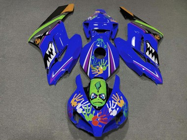 2004-2005 Tiefes Blauer Hai CBR1000RR Motorrad Verkleidungen