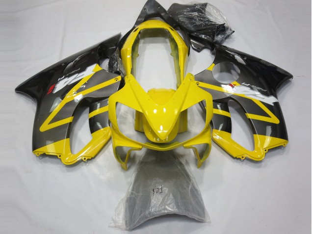 2004-2007 Gelb & Silber CBR600 F4i Motorrad Verkleidungen
