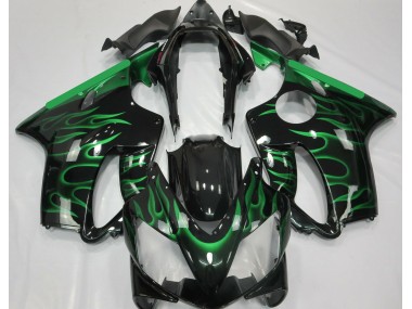 2004-2007 Hellgrün Flamme CBR600 F4i Motorrad Verkleidungen
