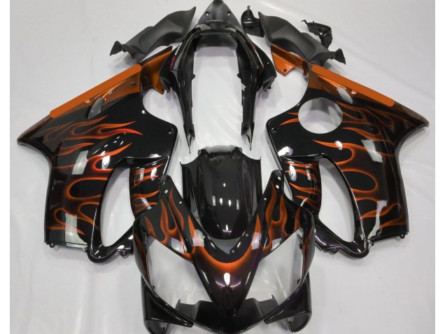 2004-2007 Orange Flamme CBR600 F4i Motorrad Verkleidungen 2004-2007 Orange Flamme CBR600 F4i Motorrad Verkleidungen