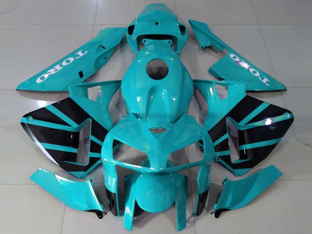 2005-2006 Blaugrün OEM Stil CBR600RR Motorrad Verkleidungen 2005-2006 Blaugrün OEM Stil CBR600RR Motorrad Verkleidungen