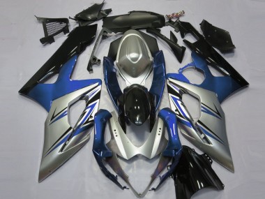 2005-2006 Blausilber & Schwarz GSXR 1000 Motorrad Verkleidungen