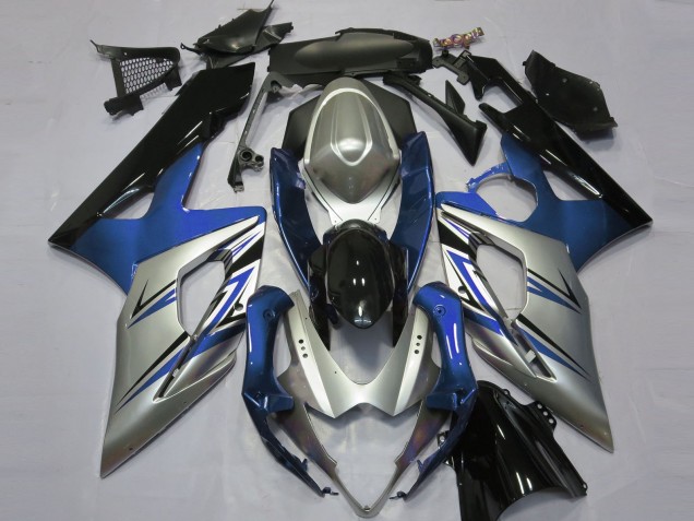2005-2006 Blausilber & Schwarz GSXR 1000 Motorrad Verkleidungen 2005-2006 Blausilber & Schwarz GSXR 1000 Motorrad Verkleidungen