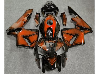 2005-2006 Dunkelorange CBR600RR Motorrad Verkleidungen
