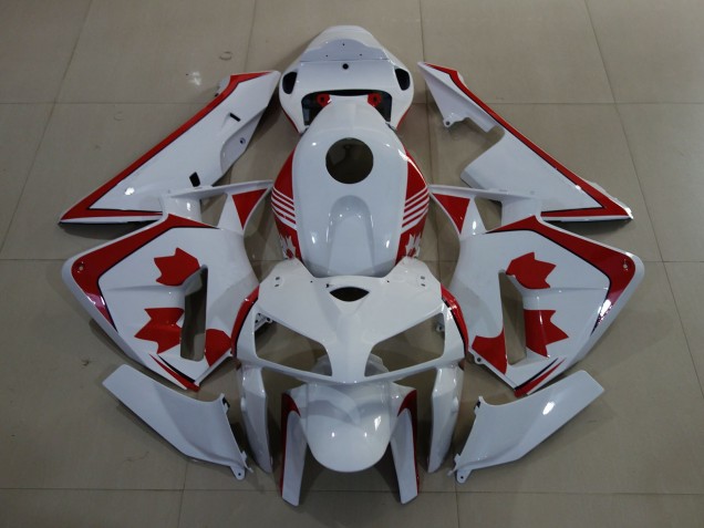2005-2006 Glänzend Weiß CBR600RR Motorrad Verkleidungen 2005-2006 Glänzend Weiß CBR600RR Motorrad Verkleidungen