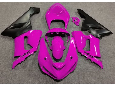 2005-2006 Glanzrosa ZX6R Motorrad Verkleidungen