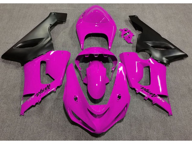 2005-2006 Glanzrosa ZX6R Motorrad Verkleidungen