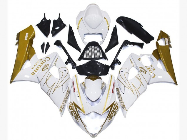 2005-2006 Gold Glänzend Corona Benutzerdefiniert GSXR 1000 Motorrad Verkleidungen 2005-2006 Gold Glänzend Corona Benutzerdefiniert GSXR 1000 Motorrad Verkleidungen