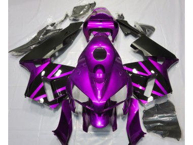2005-2006 Lila-Schwarz-Design CBR600RR Motorrad Verkleidungen